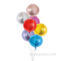 Partydekoration verschiedene Farben Roségold Silber Pink Blau 22 Zoll 4D Folienballons für Geburtstag Hochzeitdekoration.